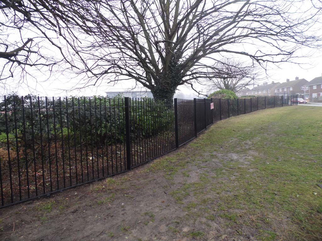 Decorating School Metal Railings - Waller Building Services