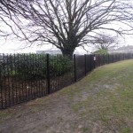 Decorating School Metal Railings - Waller Building Services