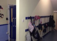 New School Cloakroom Area
