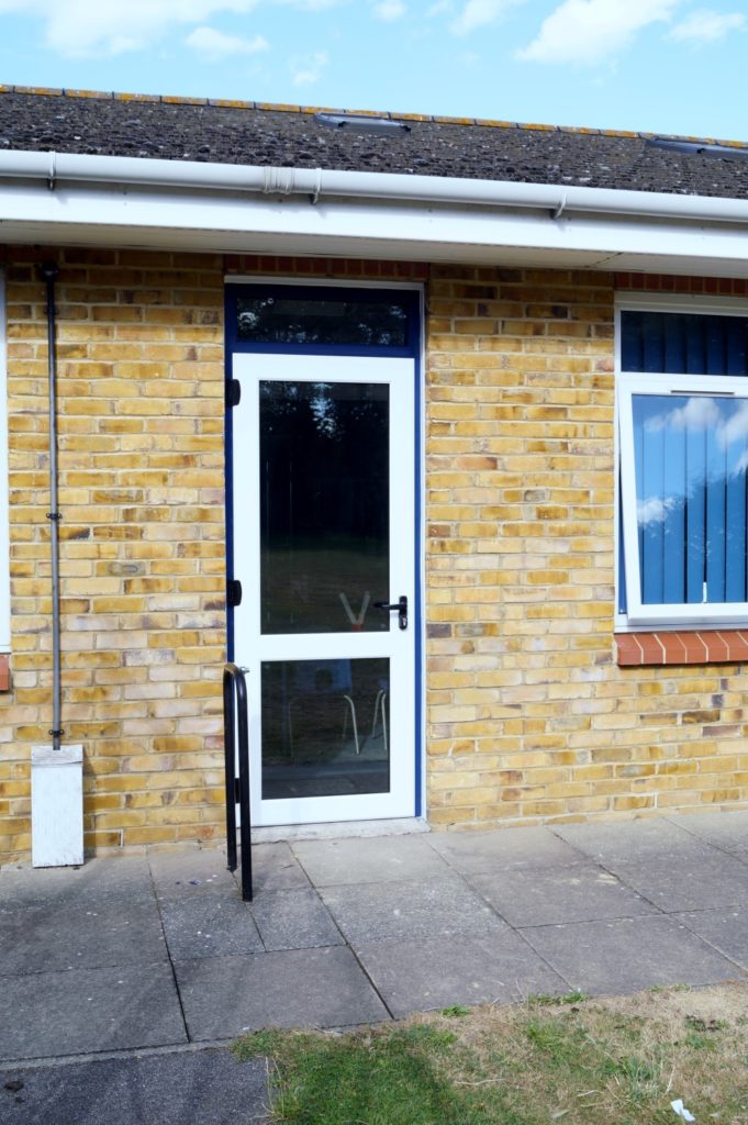 School UPVC Door Installation - Waller Glazing Services - Kent