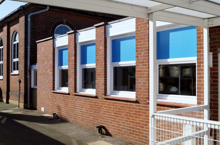 Primary School Kitchen Window Installation