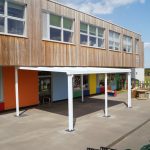 New School Canopy Installation